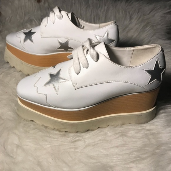 STELLA MCCARTNEY ELYSE STAR OXFORD WHITE - Picture 2 of 9